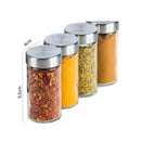 Porta Tempero Condimento Inox 12 Potes Suporte Giratório