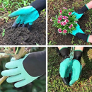 Luva Jardinagem Com Garras Segurança Cavar Plantar Para Escavação De Plantação Jardim Borracha
