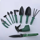 Kit Para Jardinagem Jardim Jogo Ferramentas Grama Corta Galhos Maleta Pás Poda 10 Peças Com Maleta