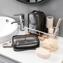 5 Peças Kit de Viagem Com Bolsa Porta Escova Pente Saboneteira e Ducha Compacto Para Viagem