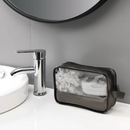 5 Peças Kit de Viagem Com Bolsa Porta Escova Pente Saboneteira e Ducha Compacto Para Viagem