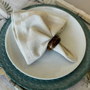 Kit 6 Guardanapos 40 cm x 40 cm Linho Misto com bainha para Mesaposta