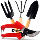 Kit de Jardinagem com 4 Peças Grandes