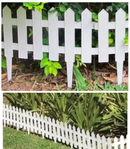 Kit 3 Cerca Jardim Modelo Inglesa Decorativa Branco 1,20M