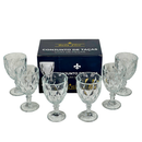 Jogo com 6 Taças de Cristal Ecológico Diamond