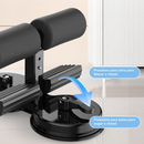 Suporte Abdominal com Ventosa e Corda Elástica Auxílio para Abdominais em Casa e Academia Fitness