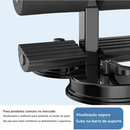 Suporte Abdominal com Ventosa e Corda Elástica Auxílio para Abdominais em Casa e Academia Fitness
