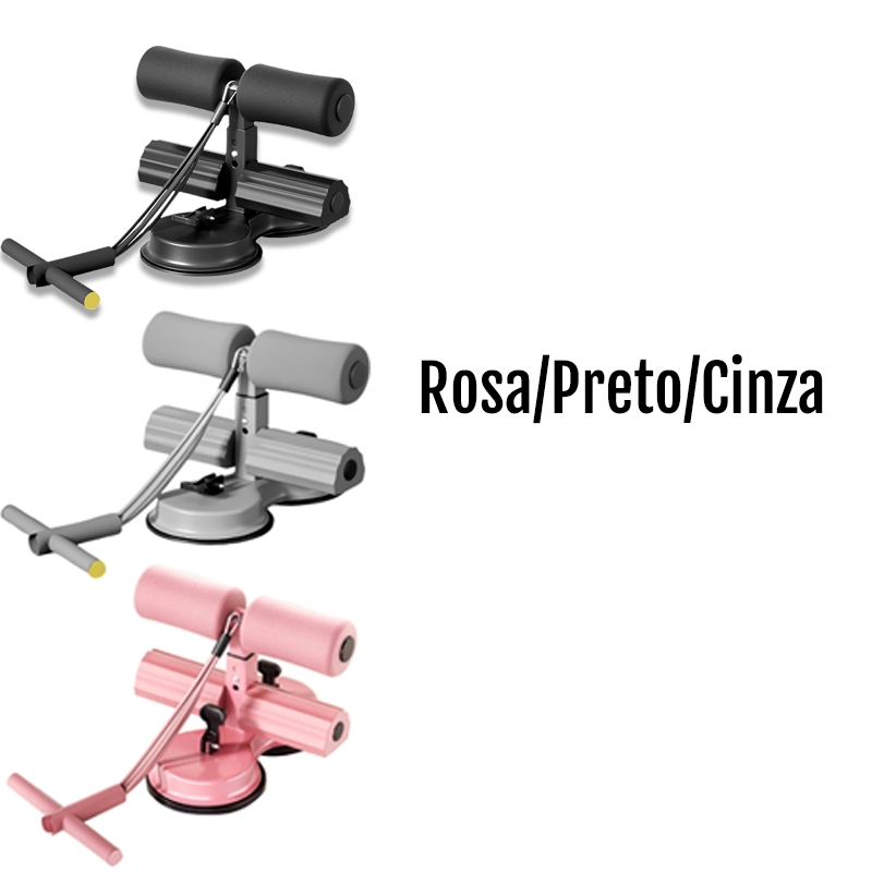 Suporte Abdominal com Ventosa Dupla + Corda de Resistência