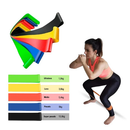 Kit Treino em Casa Fitness Cross Fit Elástico de Treino + Corda Fit + 5 Faixas Mini Band