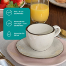 Aparelho de Jantar de 20 Peças Em Porcelana Ryo Maresia Oxford Mesa Posta