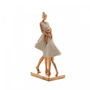 ESCULTURA RESINA FAMILIA BRANCO 10x7x20cm - WOLFF